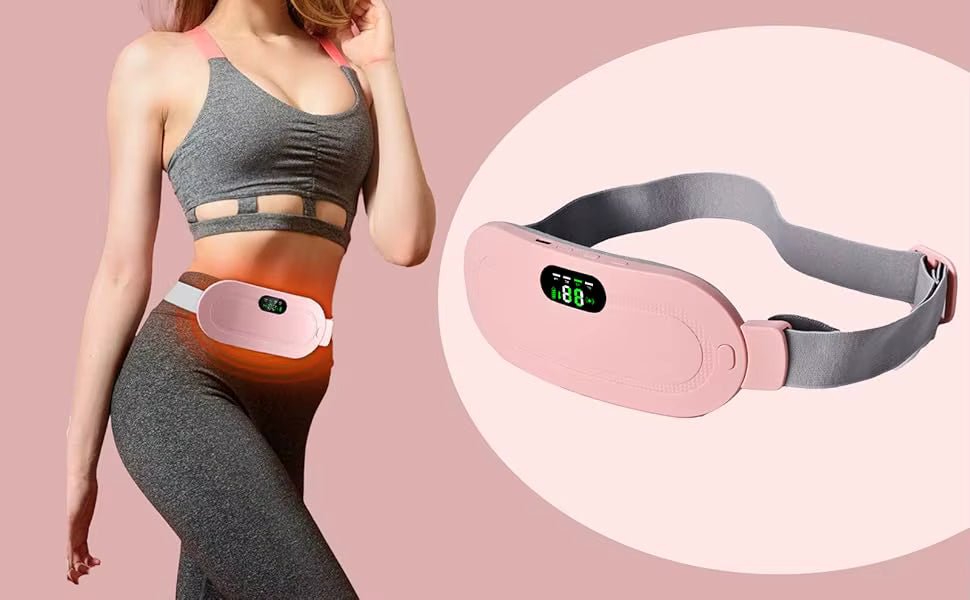 Akıllı Kablosuz Regl Ağrısı Giderici & Isıtmalı Masaj Kemeri - YUME
