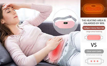 Akıllı Kablosuz Regl Ağrısı Giderici & Isıtmalı Masaj Kemeri - YUME
