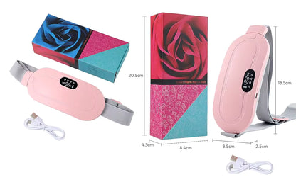 Akıllı Kablosuz Regl Ağrısı Giderici & Isıtmalı Masaj Kemeri - YUME